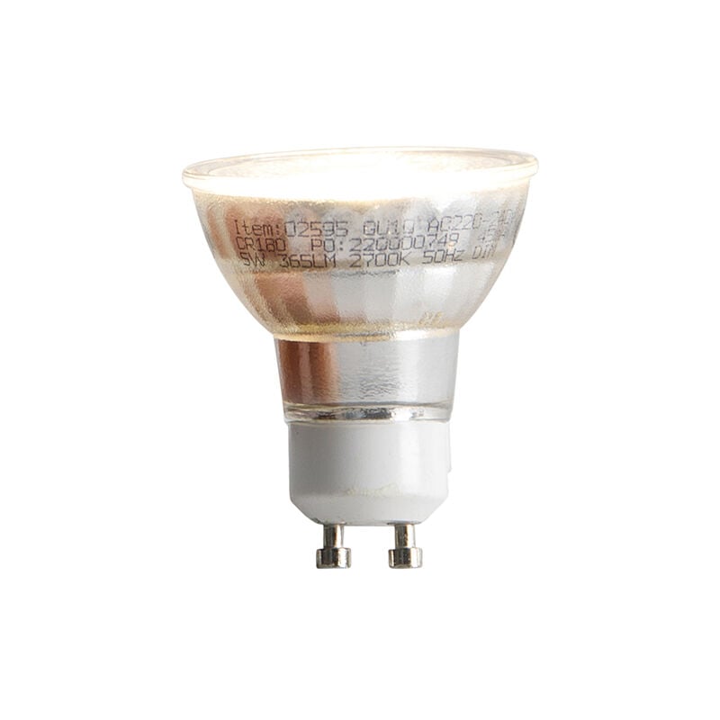 Set 5 lampadine LED GU10 250lm 2200K