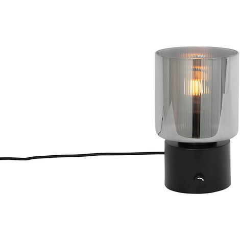 Faretto Art Déco In Vetro Rosa | 1 Luce | E14 | Lunghezza 10 Cm | Qazqa Vidro