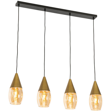 Lampada Lava Con Effetto Glitter Oro - Altezza 40 Cm, Con Lampadina G9 Inclusa, Per Camera O Soggiorno - Foto 9