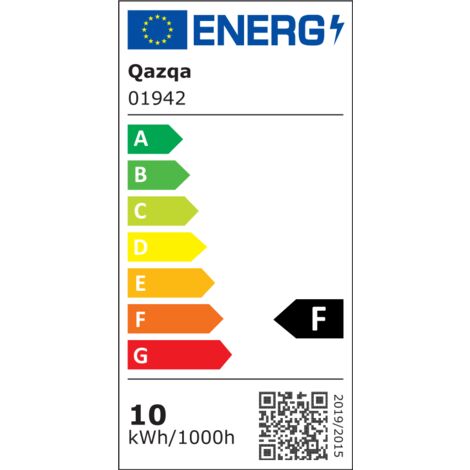 QAZQA Lampada da soffitto drum led - Moderno - Tessuto,Acciaio - Verde - Tondo LED module Max. 1 x 10 Watt