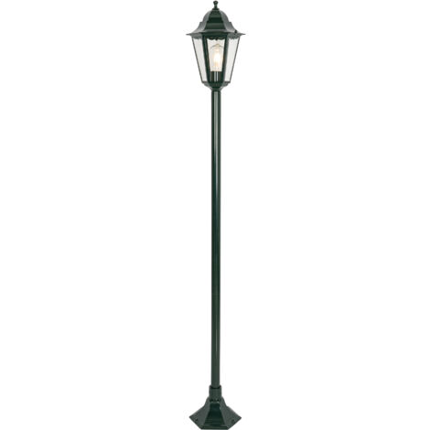 Palo Da Giardino Con Spiedo Per Lampadine - Supporto 2xE27 Max 80W, Illuminazione Esterna Per Giardini E Vialetti