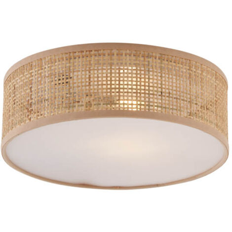 QAZQA Lampada da soffitto radiance - Orientale - Acciaio - Nero - Tondo