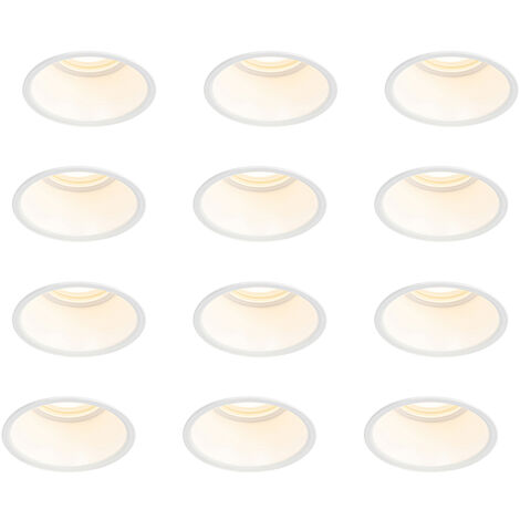 Hengda 10x Faretti Da Incasso LED Faretti Da Incasso A Soffitto 3W Set Di Illuminazione Bianco Caldo 56541222