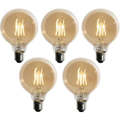 Set Di 3 Lampade/Vintage Lampadina Edison E27 BT55