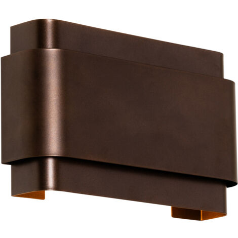 QAZQA Appliques coen - Moderno - Acciaio - Bronzo - Allungato G9 Max. 2 x 2.5 Watt