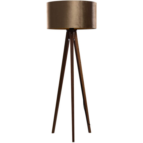 Lampada Da Terra Con Paralume Triangolare, Design Moderno - 5
