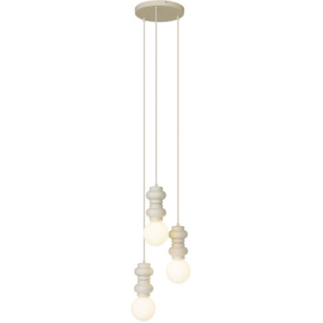 Lampada A Sospensione Retrò Qazqa Granny Frame - 1 Luce, Paralume In Ferro Nero, 25 Cm, E27
