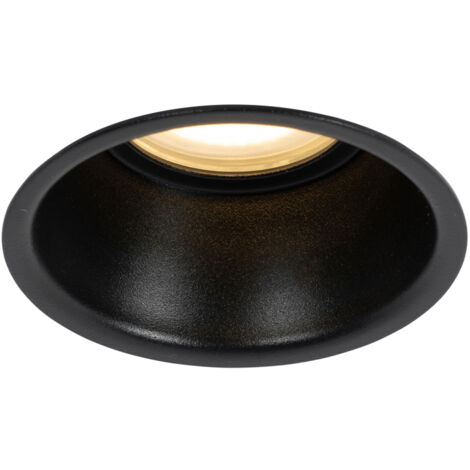 Faretto Da Incasso Qazqa Dept Design Nero - 1 Luce Con Attacco GU10 - Diametro 89 Mm, Per Soggiorno, Camera, Cucina