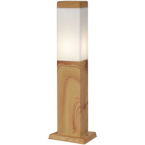 QAZQA Palo da terrazza malios - Moderno - Alluminio,Plastico - Marrone/Bianco - Allungato Max. 1 x Watt