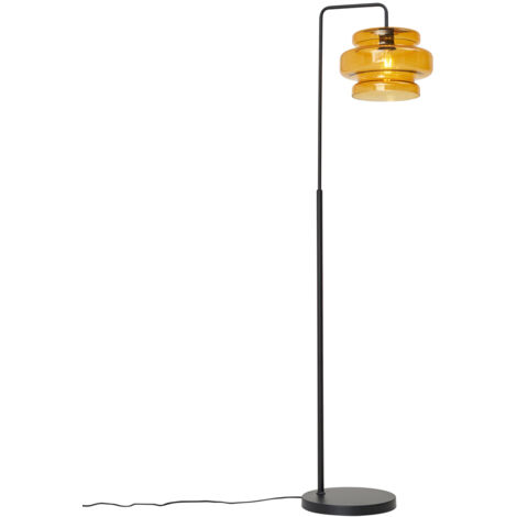 Qazqa Botanica – Lampada Da Terra Retrò 2 Luci – Struttura Oro/Ottone – Altezza 156 Cm – Dimmerabile – Per Soggiorno, Camera, Ingresso - 2