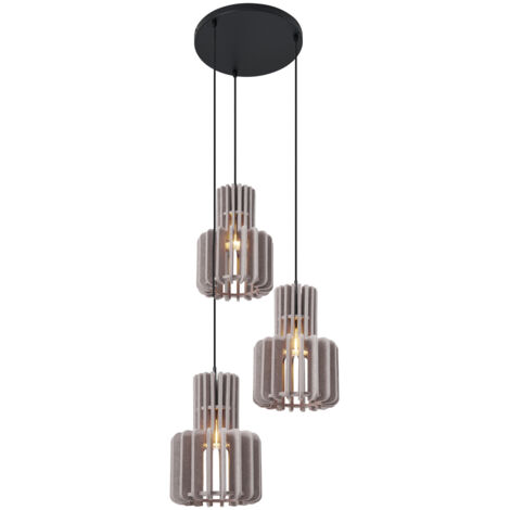 Qazqa Granny Frame - Lampada A Sospensione Retrò In Nero, 250 Mm, Design Minimalista, Attacco E27, Per Soggiorno E Cucina - 4