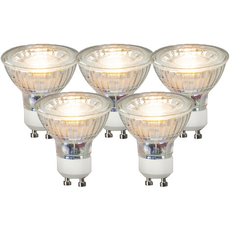 Set di 3 lampadine LED GU10 5W Dimmerabile 420 Lm Eq 50W