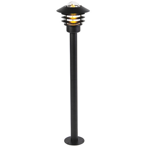 NIKE Lanterna Lampada esterno giardino antracite piatto ottone 8154-B27