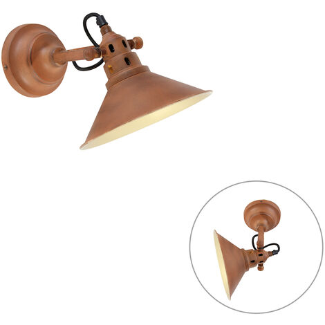 QAZQA Appliques rust - Classico - Acciaio - Ruggine - Tondo/Sfera Max ...