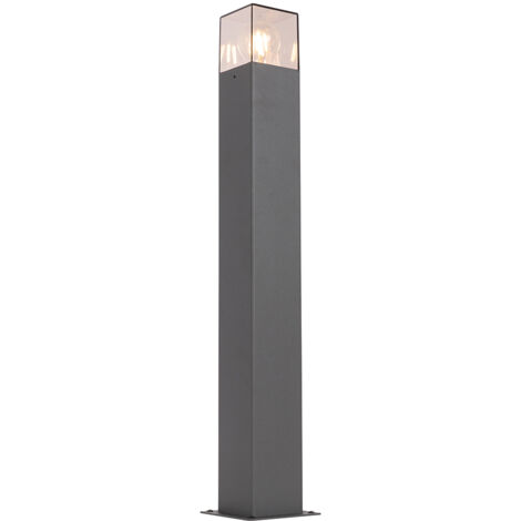 QAZQA + Palo da giardino denmark - Moderno - Alluminio,Plastico - Grigio  scuro - Allungato Max. 1 x Watt