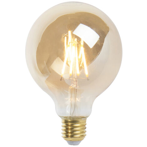 LUEDD Lampada LED dimmerabile E27 G95 goldline 5W 360 lm 2200K