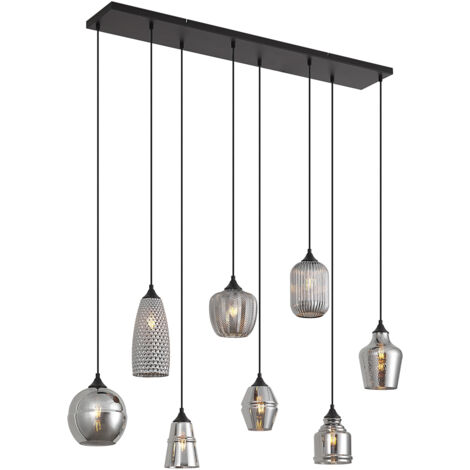 QAZQA jeana - Moderno - 3 luce - L 1000 mm - Nero - Moderno - Soggiorno I Camera da letto I Sala da Pranzo I Cucina