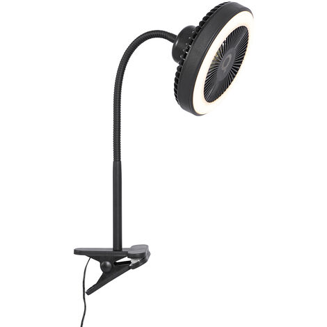 Lampada Tavolo Scrivania Led Morsetto Pinza Flessibile Alluminio Arras - 3