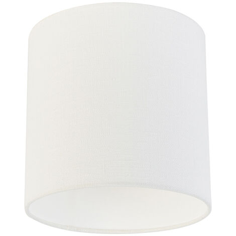 Paralume Tronco Di Cono 30 Cm In Tessuto Beige Lurex E27 Made In Italy - 11
