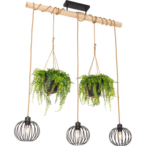QAZQA Lampada a sospensione tavolo soggiorno coby - Art déco - Vetro,Acciaio - Oro/Ottone/Bianco