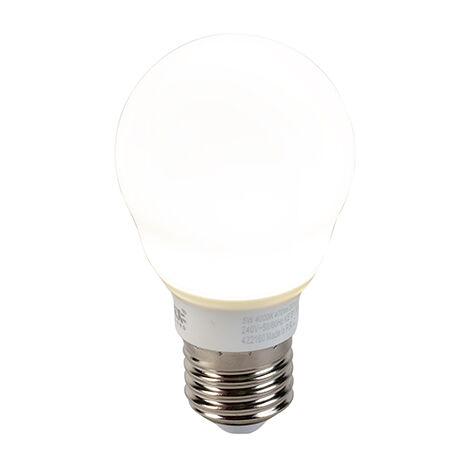 Lampada LED E27 A60 opaca 4,9W 470 lm 4000K