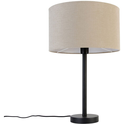 Qazqa arc - Lampada da terra con paralume Moderno - 1 luce - | WhichOne