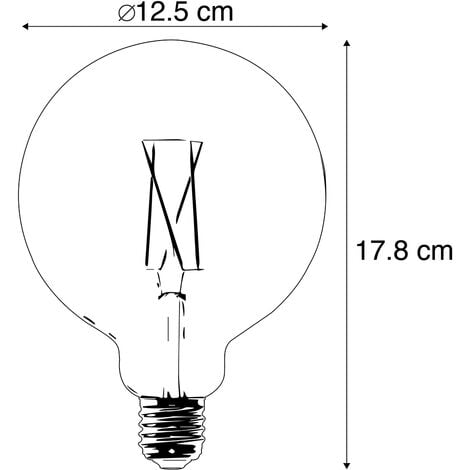 Calex Set di 2 lampade LED smart E27 dimmerabili G125 7.5W 1055 lm 1800- 3000K