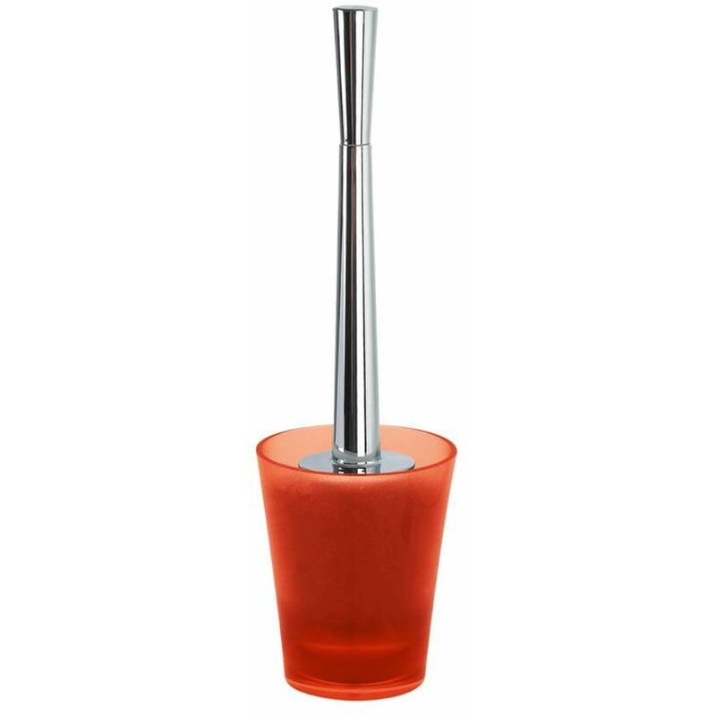 Spirella WC Bürste Klobürste „Max Behälter Toilettenbürste hygienischem Light“ mit hochwertig Orange