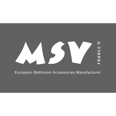 MSV Handtuchhalter für Hand- und Gästetücher Handtuchständer mit 3 Stangen  - Handtuchstange verchromt ideal fürs Badezimmer