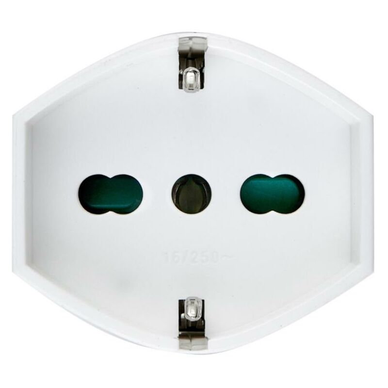 Prise De Courant Vimar 01068.B – 2P T 16A 45°, Blanc