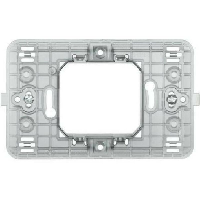 BTicino Am4819bbn Matix Plaque 2 Modules Centré Blanc