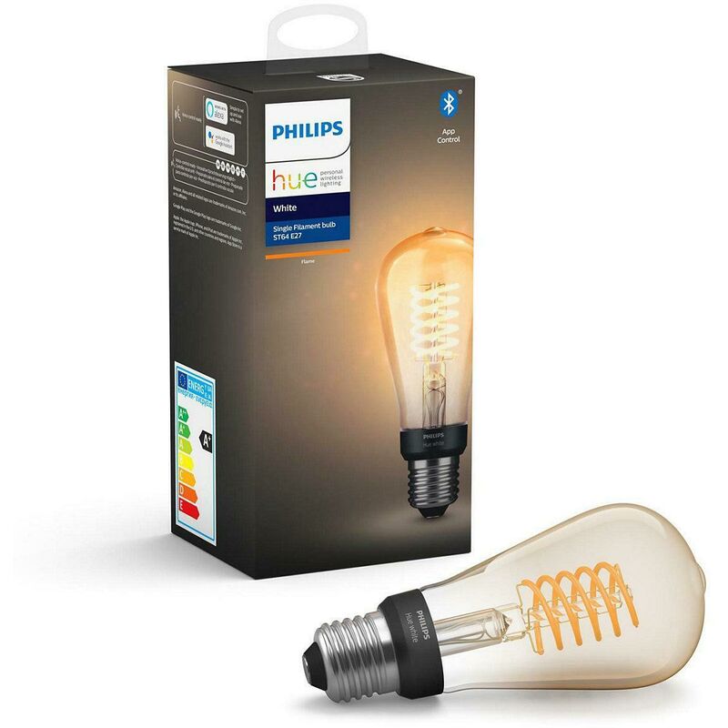 Philips Hue White Filament, Ampoule LED Connectée E27, Forme Globe,  Compatible Bluetooth, fonctionne avec Alexa, Google Assistant et Apple  Homekit : : Luminaires et Éclairage