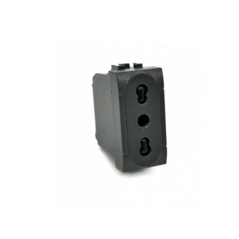 Support 2 Places Elektronova Compatible BTicino LivingLight - Lot De 1 Pièce