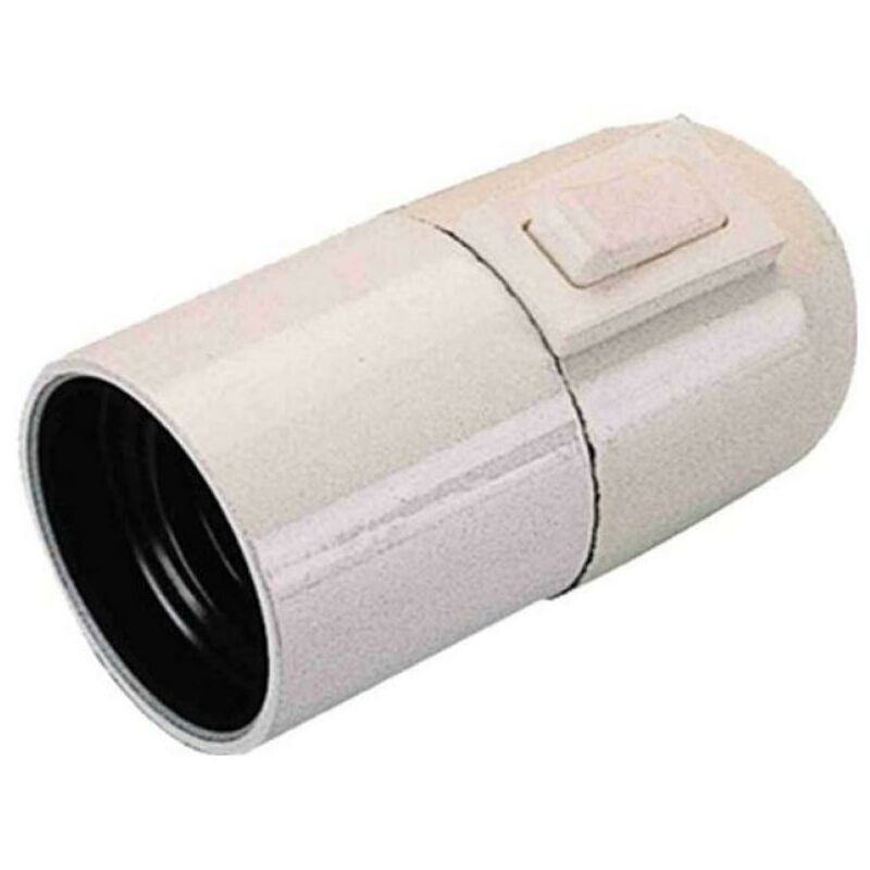Electraline douille e27 avec interrupteur blanc - 71105