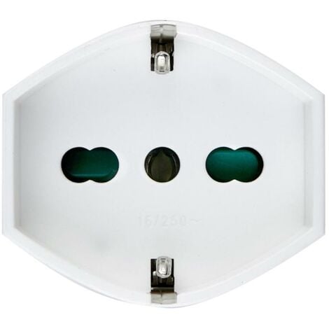 Prise universelle vimar 2p+e 16a axial blanc - 00225.b