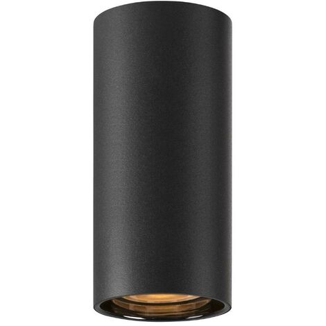 Plafonnier ASTO TUBE cylindrique GU10 1x max. 10W noir - SLV - 1006439