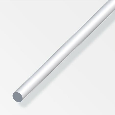 Barre ronde en aluminium longueur 1m, épaisseur 1mm