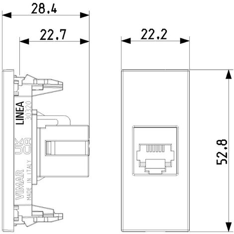 Fiches RJ11 6P4C (6 Positions 4 Contacts) Pour Multimaus - Lot De 16 - Transparentes, Neuves