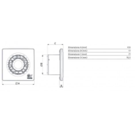 Vortice – Aspirateur hélicoïdal MF 90mm – Débit 65 m³/h – Clapet anti-retour – Résine plastique résistante UV – 11122