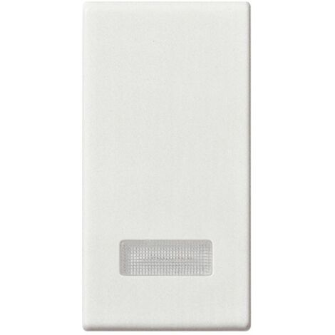 Touche interchangeable Vimar Plana avec diffuseur en fonte d'aluminium blanc 14026
