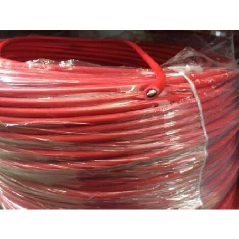 Câble solaire souple rouge 1 x 6mm²