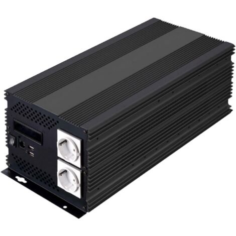 Onduleur à onde pure alpha elettronica 2000w 12vdc 230vac noir - ka2000/12