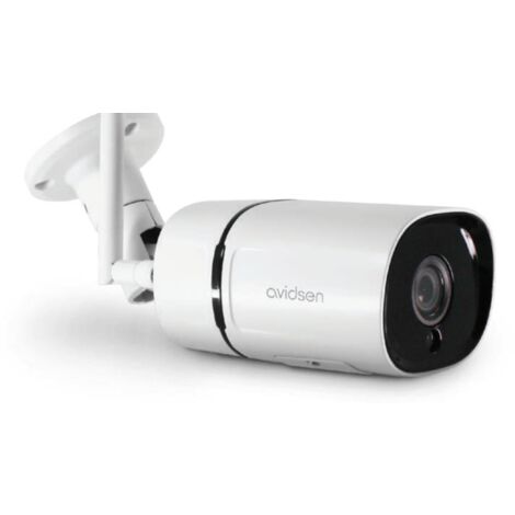 Avidsen 1920x1080p caméra vidéo wifi portée max. 15m blanc - 123413