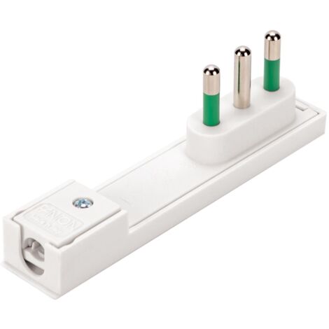 Fanton clock 2p+e 16a s17 prise démontable blanc - 80090