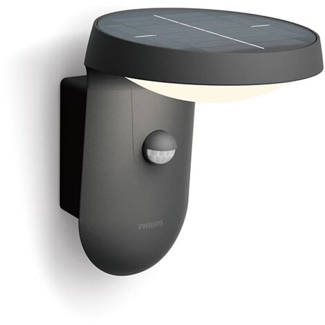 Applique Murale LED Solaire ANGEL - 700 Lumens, Double Faisceau (Up & Down), Blanc 4000K, IP44, Autonomie Jusqu'à 8h