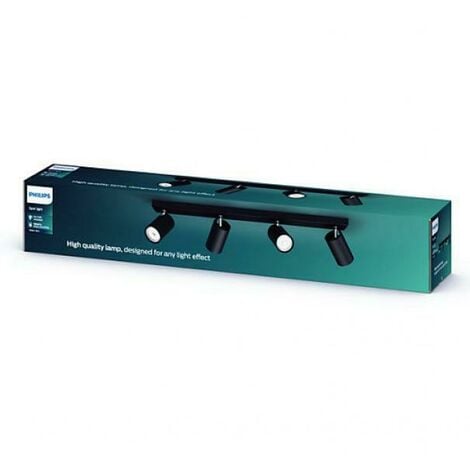 Philips hue spotlight kosipo 4 lights black 915005532301 5059430pn