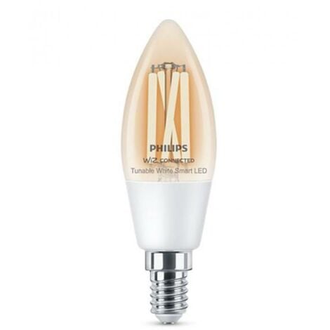 Ampoule connectée dimmable Bluetooth Philips Hue IP20 A60 E27 550lm 7W  blanc chaud