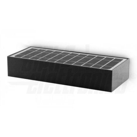 Alpha electronic bricketto 6w 4000k ip65 led solar wall lamp -jo462nnw