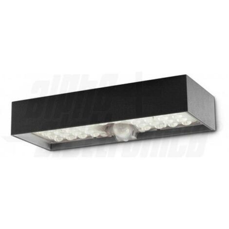 Alpha electronic bricketto 6w 4000k ip65 led solar wall lamp -jo462nnw