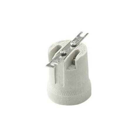 Porte-lampe en porcelaine de fai - avec support pour douille e27 0072/75